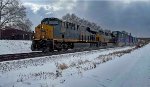 CSX 3028 leads M332.